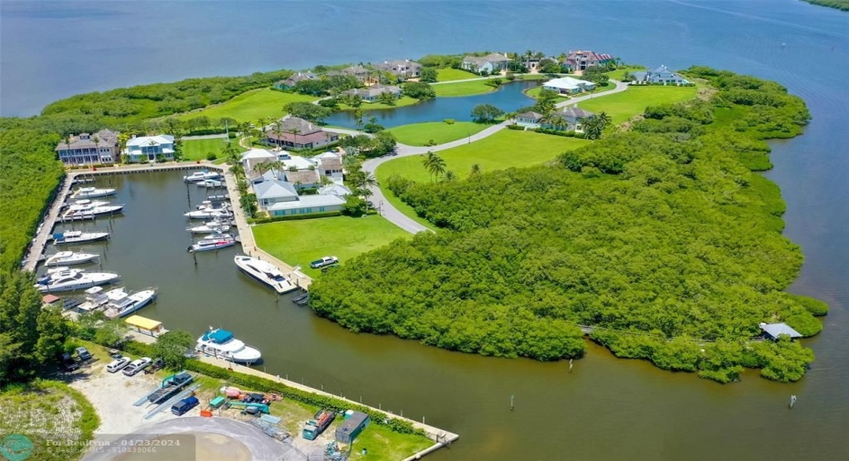 Beautiful enclave of high end homes...65' DOCK included