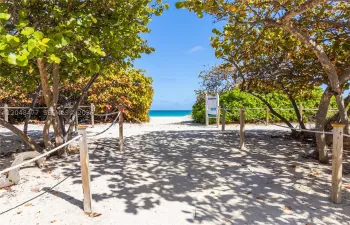 steps to the beach