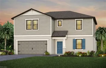 Exterior Rendering, Homes may vary