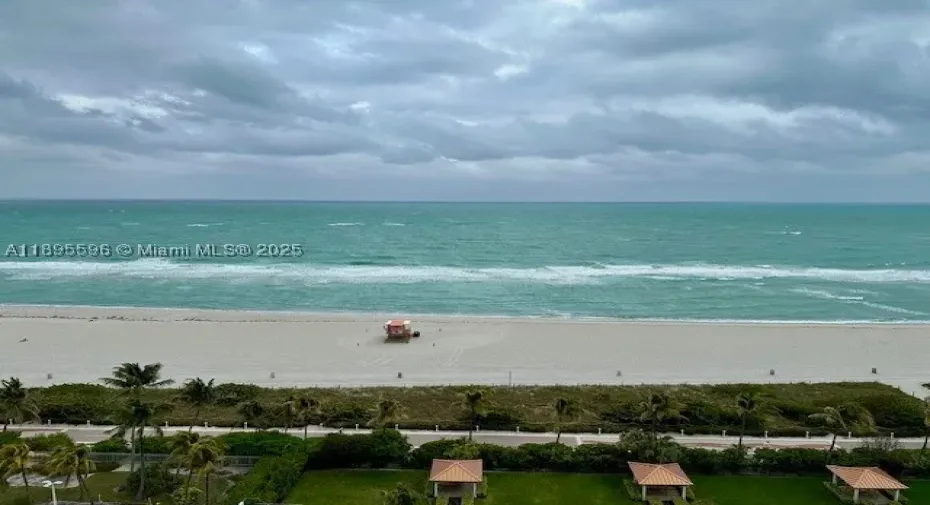 Ocean view from balcony