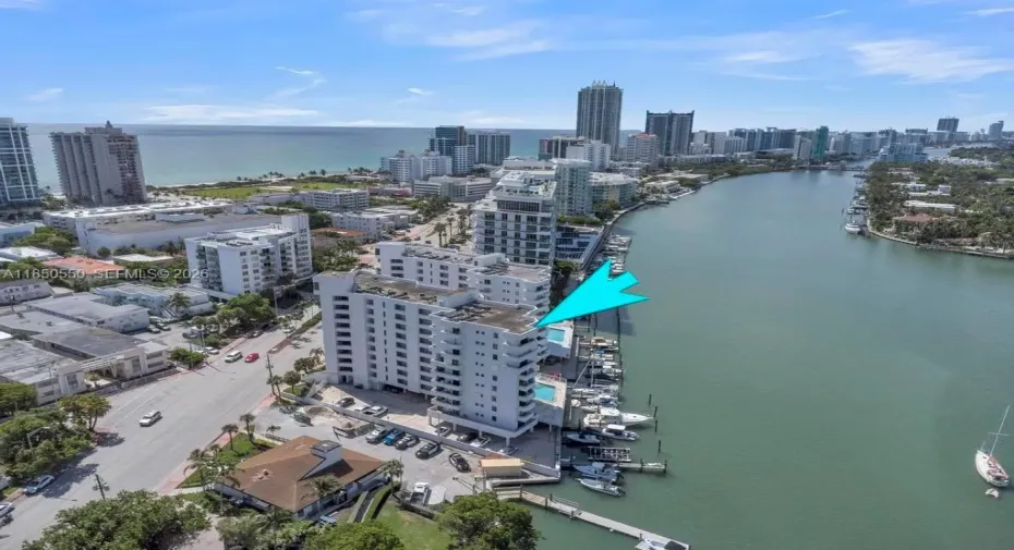 6830 Indian Creek Drive, Unit #6D, Miami Beach, FL 33141. Indian Creek Club & Marina Condo North.