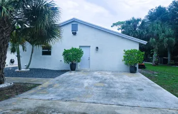 Front and parking area