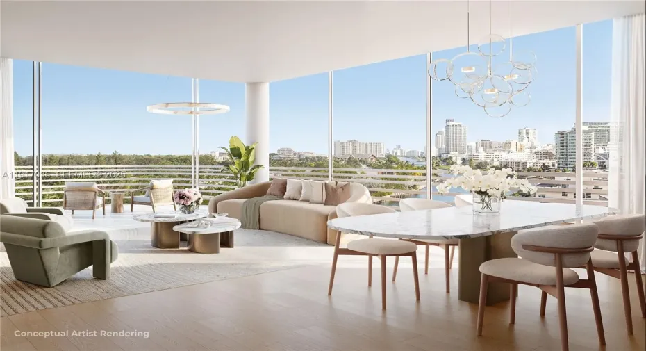 Formal dining/living room