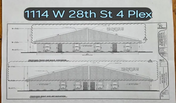 1114 W 28 ST - Front Elevation