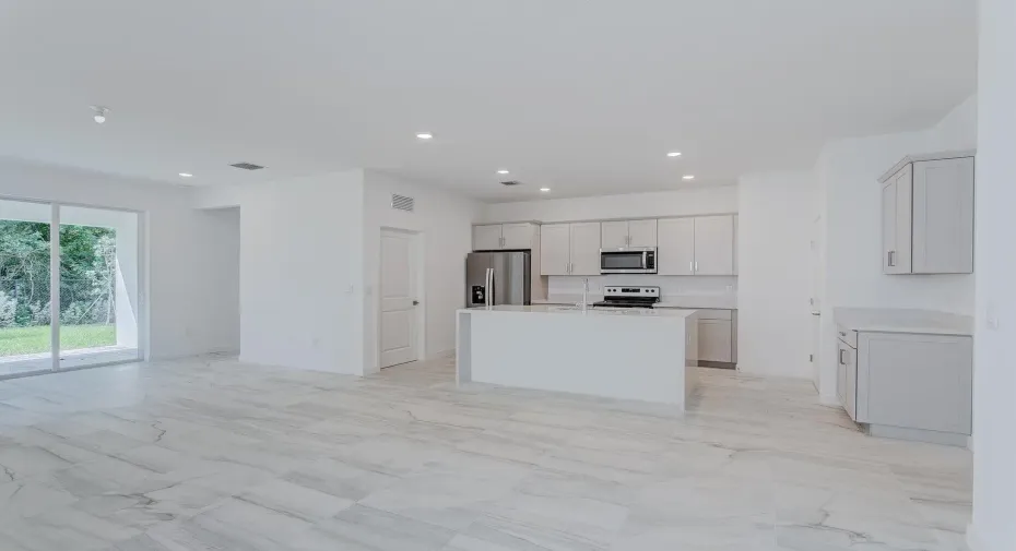 open kitchen