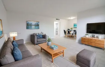 Staged AI Living Room