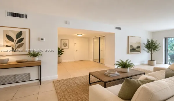 Virtually Staged Living Room