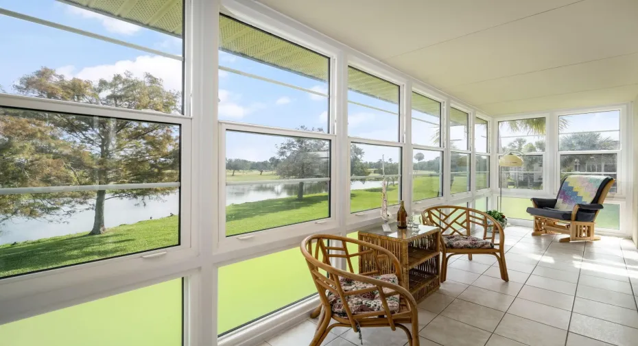 Imagine waking up in paradise found having coffee on your lanai overlooking the early golfers, Florida birds and soothing peaceful water views. Peace of mind protection with impact windows. What a way to start your new life!