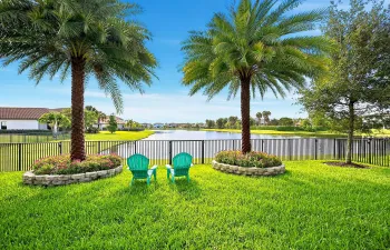 Amazing view from the screened patio & backyard!