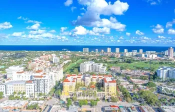 Downtown Boca Aerial View