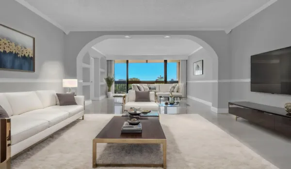 Living Room Sample Virtual Staged