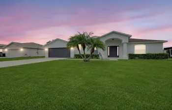 Front Exterior Night Shot