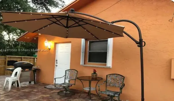 my patio area