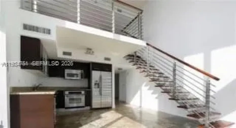 LIVING ROOM AND KITCHEN