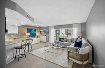 Living Room 1 - Virtually Staged
