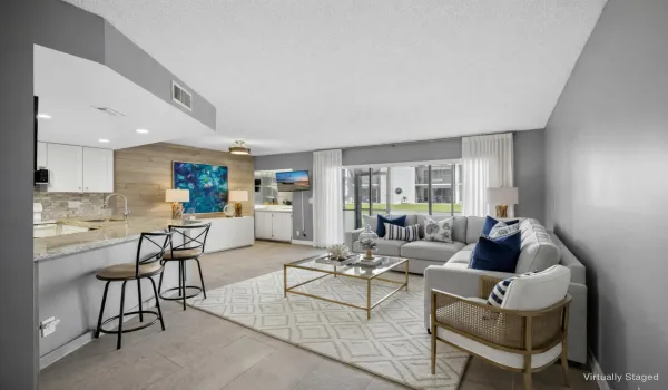 Living Room 1 - Virtually Staged