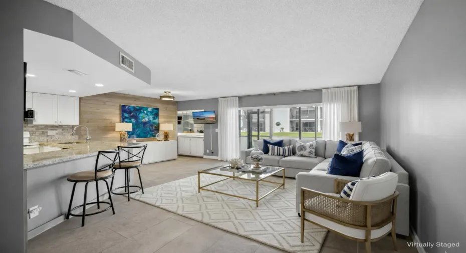 Living Room 1 - Virtually Staged