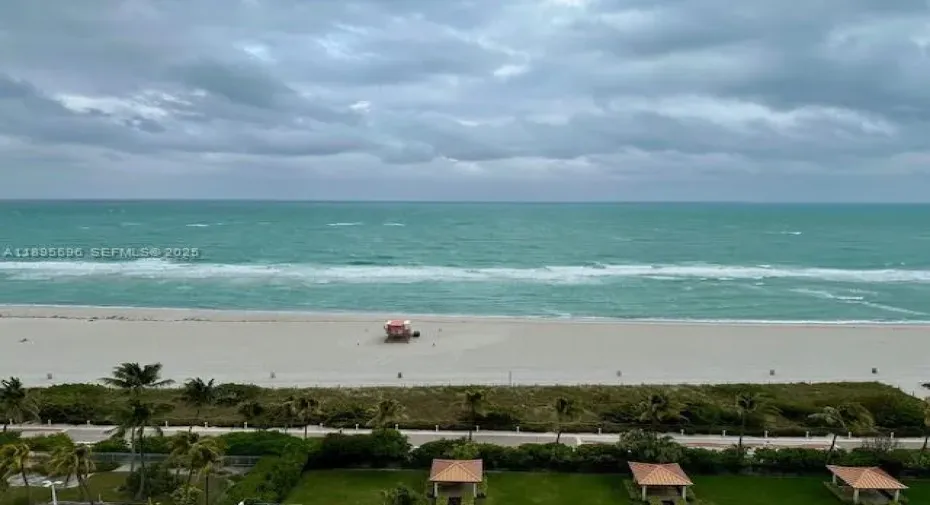 Ocean view from balcony