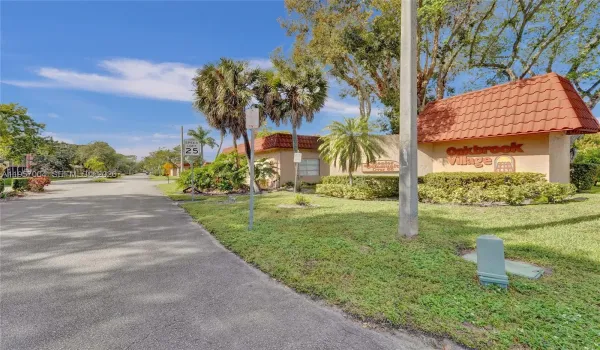 The condo entrance to the community is welcoming and well-maintained, offering a peaceful and secure atmosphere