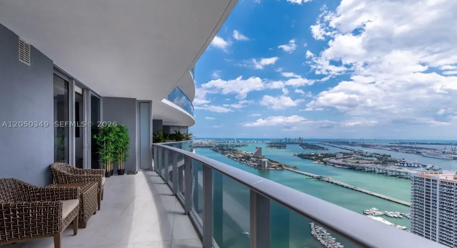 open view from the 47th floor