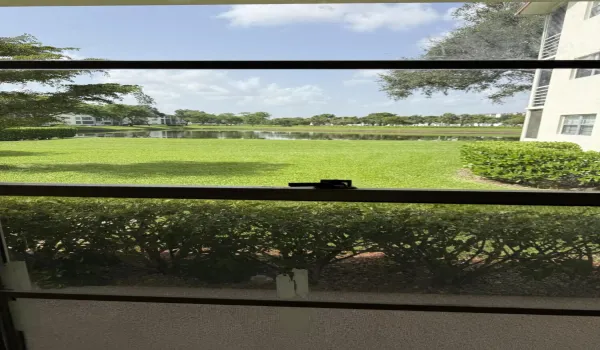 Lake view from living room