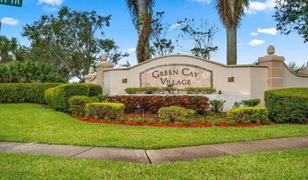 Green Cay front sign