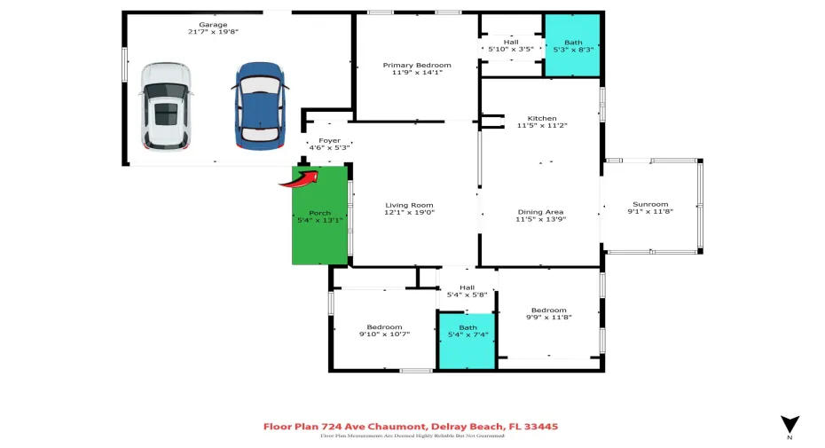16 Floor Plan 724 Ave Chaumont, Delray B