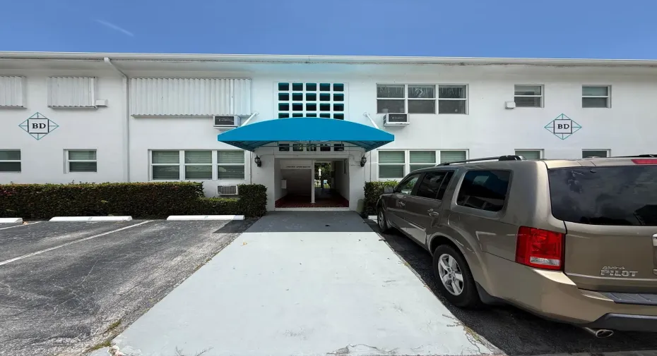Front of building