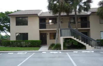 front of building