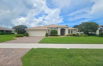 Front elevation of beautiful, manicured home!