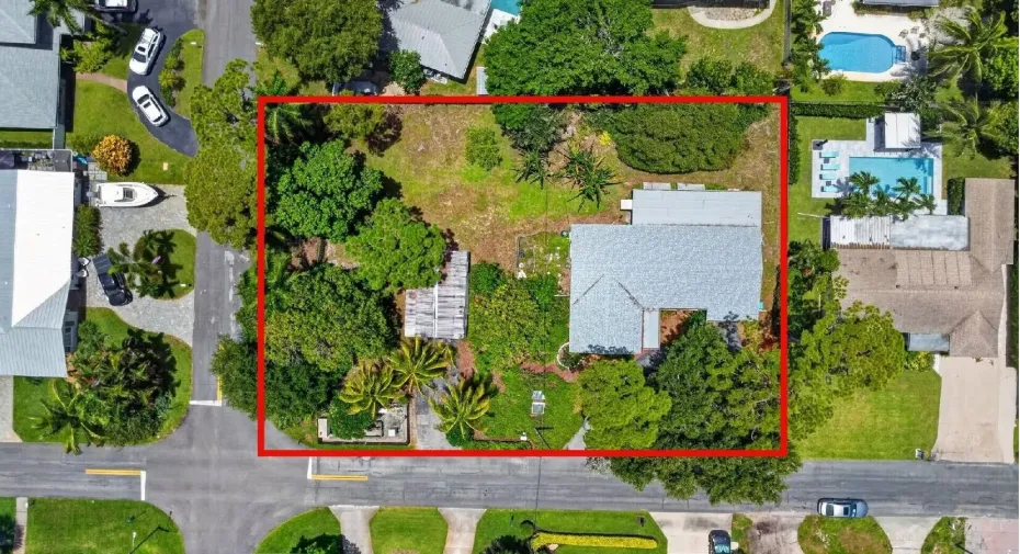 Prime corner double lot