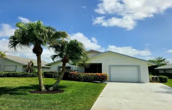 Long Driveway and New Garage Door