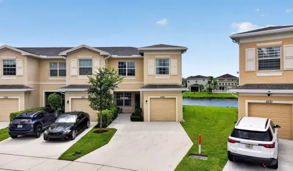 End unit with lake views
