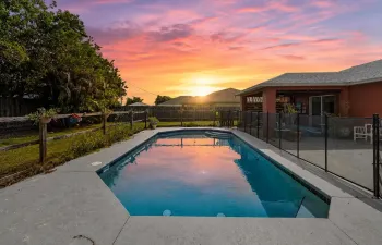 Pool at Sunrise