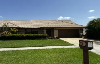 the front of the home
