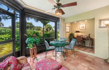 Enclosed 1st Floor Patio