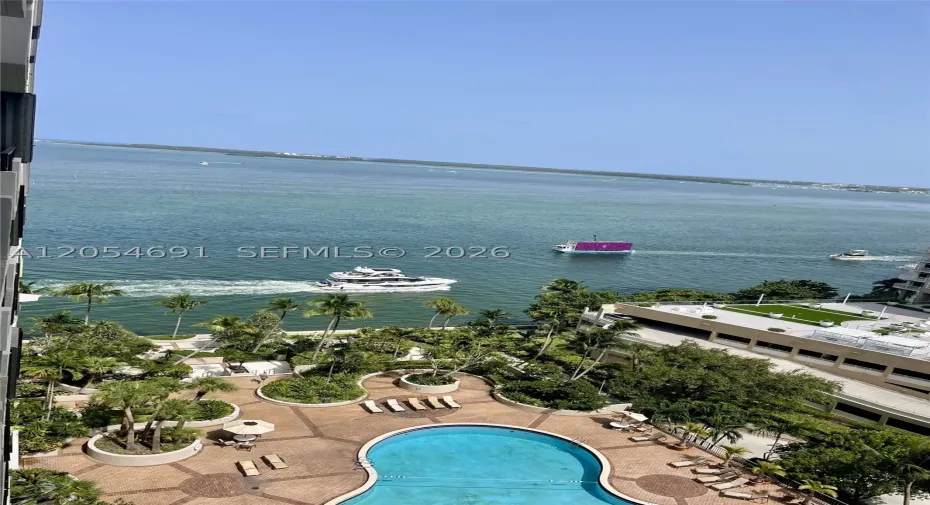 Building pool and view