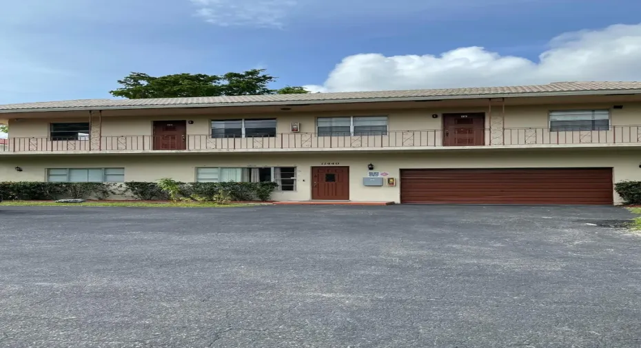 Front View With Garage