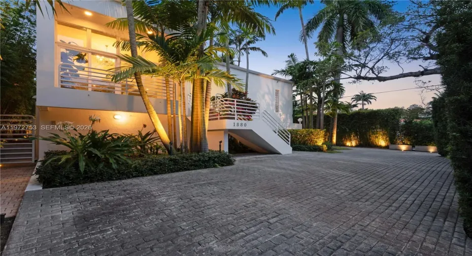 Beautiful gated property with parking for up to 12 cars