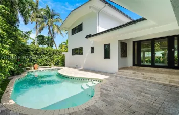Private pool and terrace with access to the home's living areas