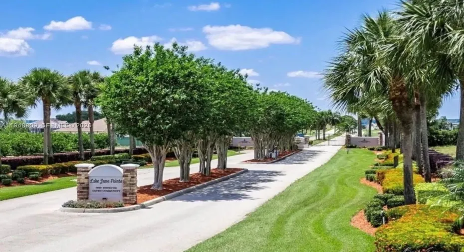 Gated Entrance to Lake June Pointe