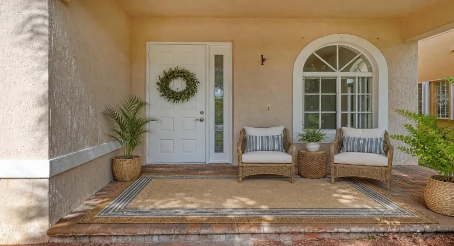 Virtually Staged Front Door