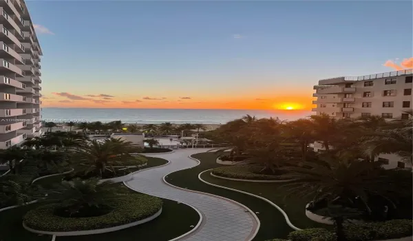 View from Balcony direct east ocean views