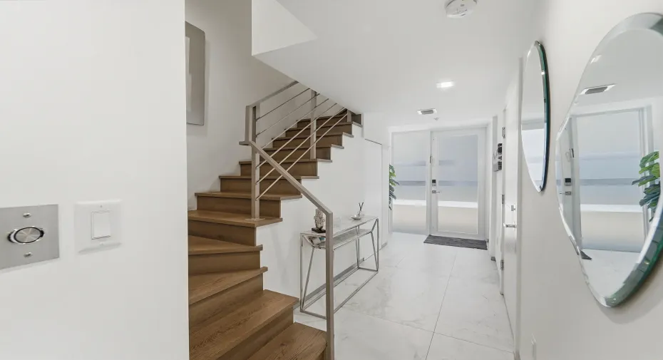 Entry Way Foyer, Upgraded Wood Stairs