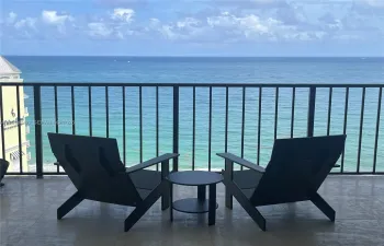 Direct ocean view from balcony.