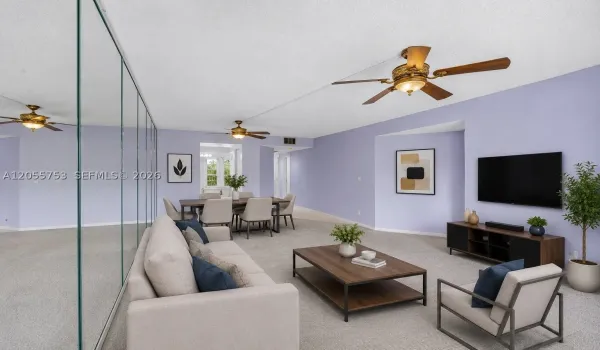 Family/ Dining Room - Virtual Staging