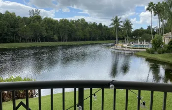 Community lake view from every window!