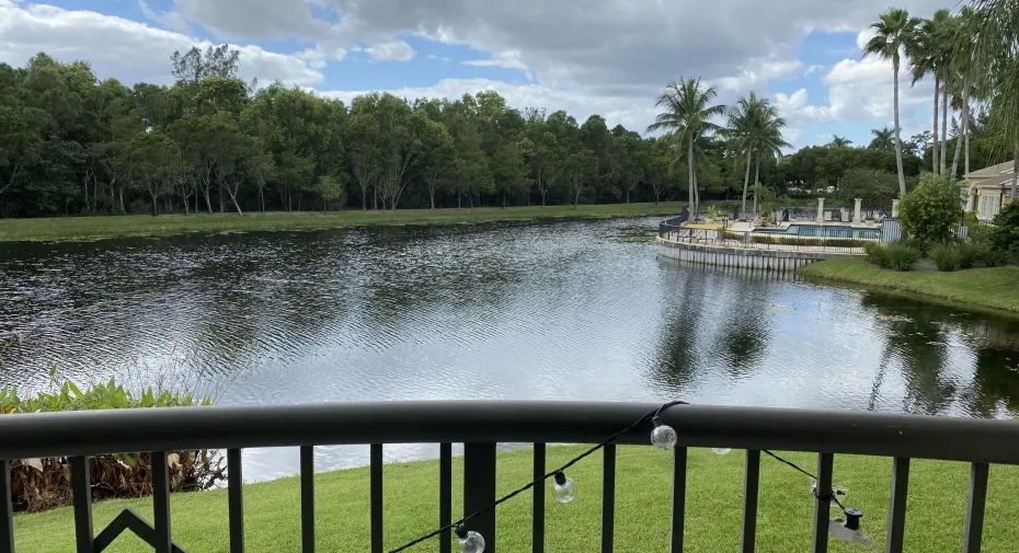 Community lake view from every window!
