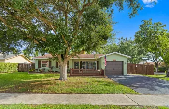 A rare opportunity to own a 3 BD, 2 BA pool home situated on an oversized corner lot with NO HOA.