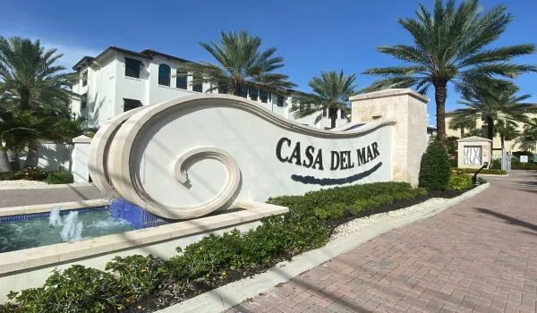 Lovely entrance to Casa Del Mar with security keypad for easy access for your guests
